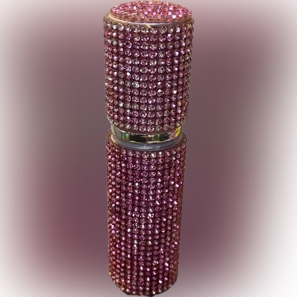 Other - Pink Rhinestone Refillable Atomizer